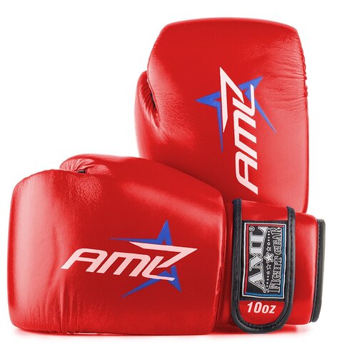 Перчатки боксерские AML Star 2 красные (10 унций) перчатки боксерские aml pro кожа красные 10 унций