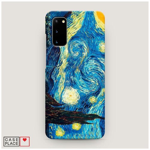 фото Чехол пластиковый samsung galaxy s20 звездная ночь case place