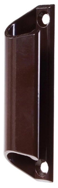 Ручка балконная металлическая, коричневая