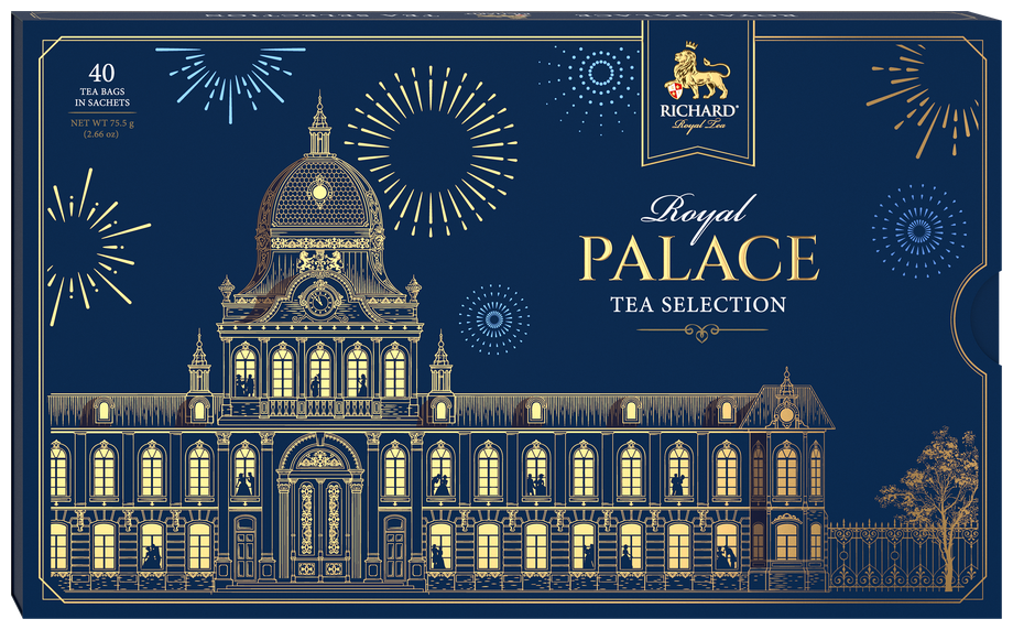 Чай RICHARD "ROYAL PALACE TEA SELECTION" ассорти (пакет) 0,755 кг/75,5 г сашет АДР зима - фотография № 9