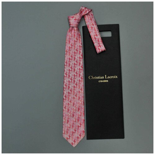 Нежный розовый галстук Christian Lacroix 837185