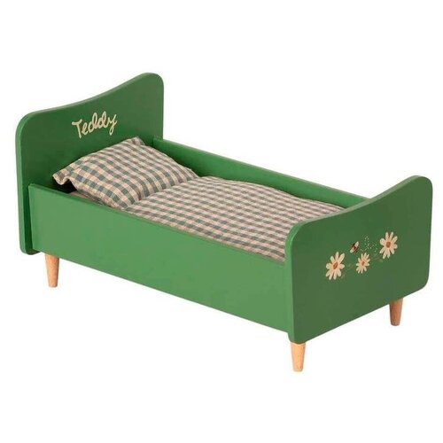 фото Maileg кровать для папы мишки тедди (11-1001-00) зеленый