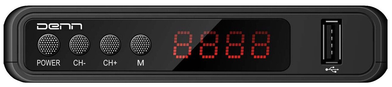 Приемник телевизионный DVB-T2 Denn DDT160