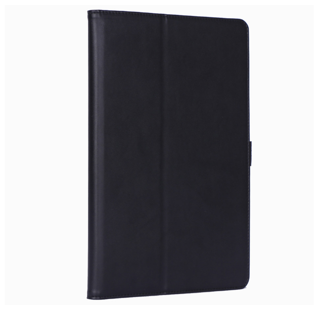 Чехол MyPads бизнес класса для Samsung Galaxy Tab S6 10.5 SM-T860/ T865 с визитницей и держателем для руки черный натуральная кожа Prestige Италия