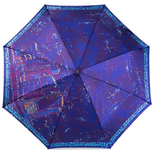 Смарт-зонт ELEGANZZA, фиолетовый смарт зонт eleganzza мультиколор