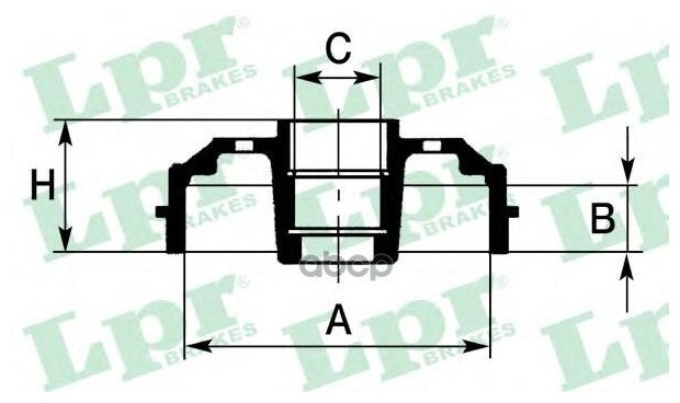 Барабан Тормозной Ford Fiesta 01-/Fusion 02- (Без Подшипника) Ford 1151001; Ford 1213352; Ford 1315740; Ford 1416191; Ford 43.