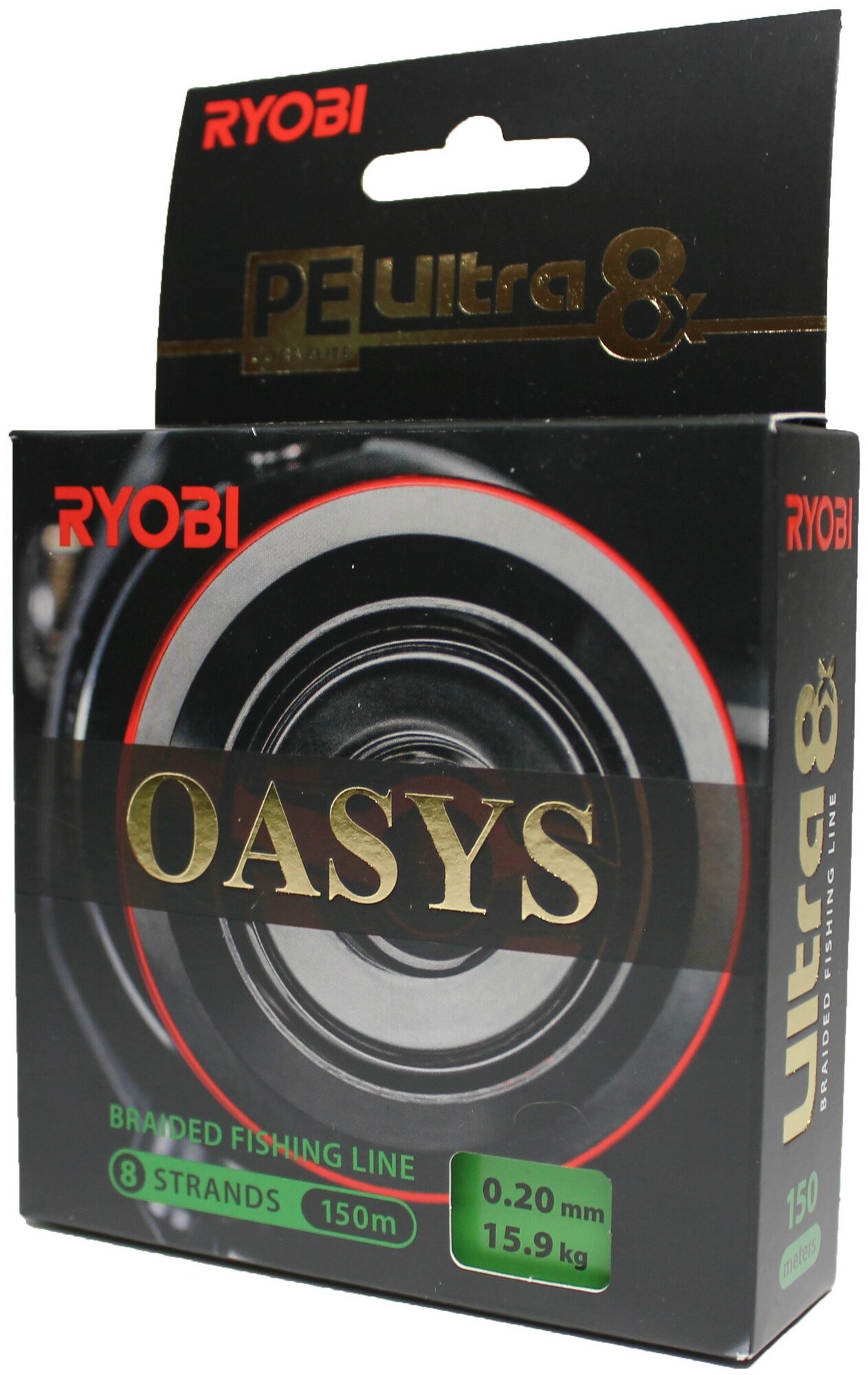 Плетеный шнур RYOBI OASYS Dark Green 0,20mm 150m