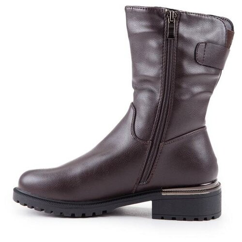 фото Сапоги женские, цвет коричневый, размер 37 нет бренда