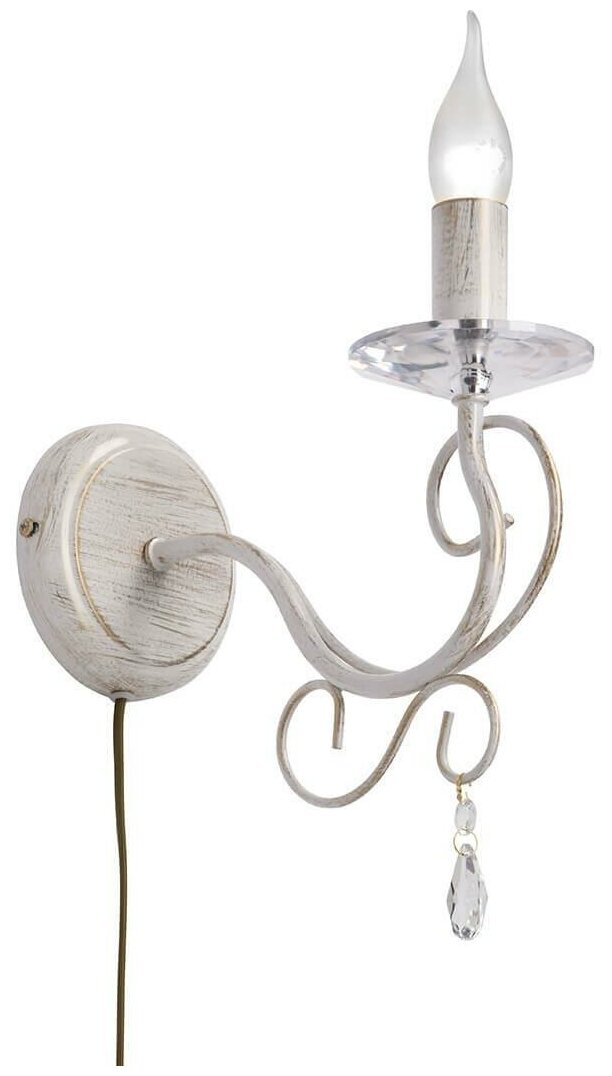 Бра Vitaluce V1301/1A цвет Белый/Белый материал Металл/