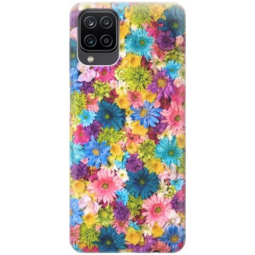 фото Силиконовый чехол на samsung galaxy a12 / m12 / самсунг а12 / м12 с принтом "поле разноцветных цветов" gosso