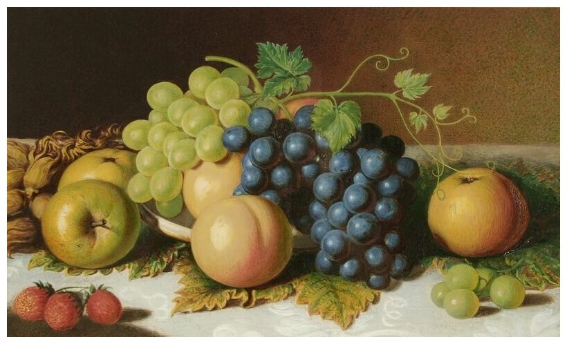 Репродукция на холсте Натюрморт (Still-life) №47 Strnesby 67см. x 40см.