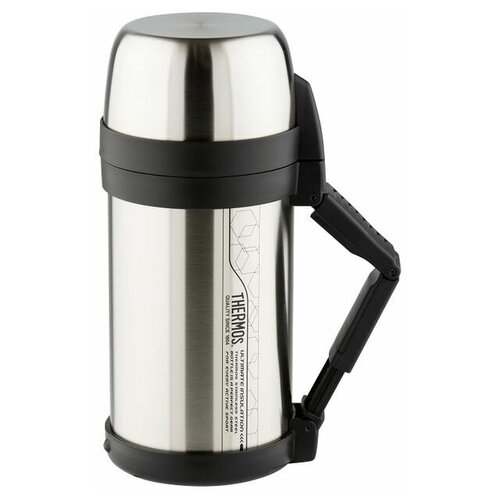 фото Термос универсальный (для еды и напитков) thermos «fdh stainless steel vacuum flask» (2 литра), серебристый без бренда