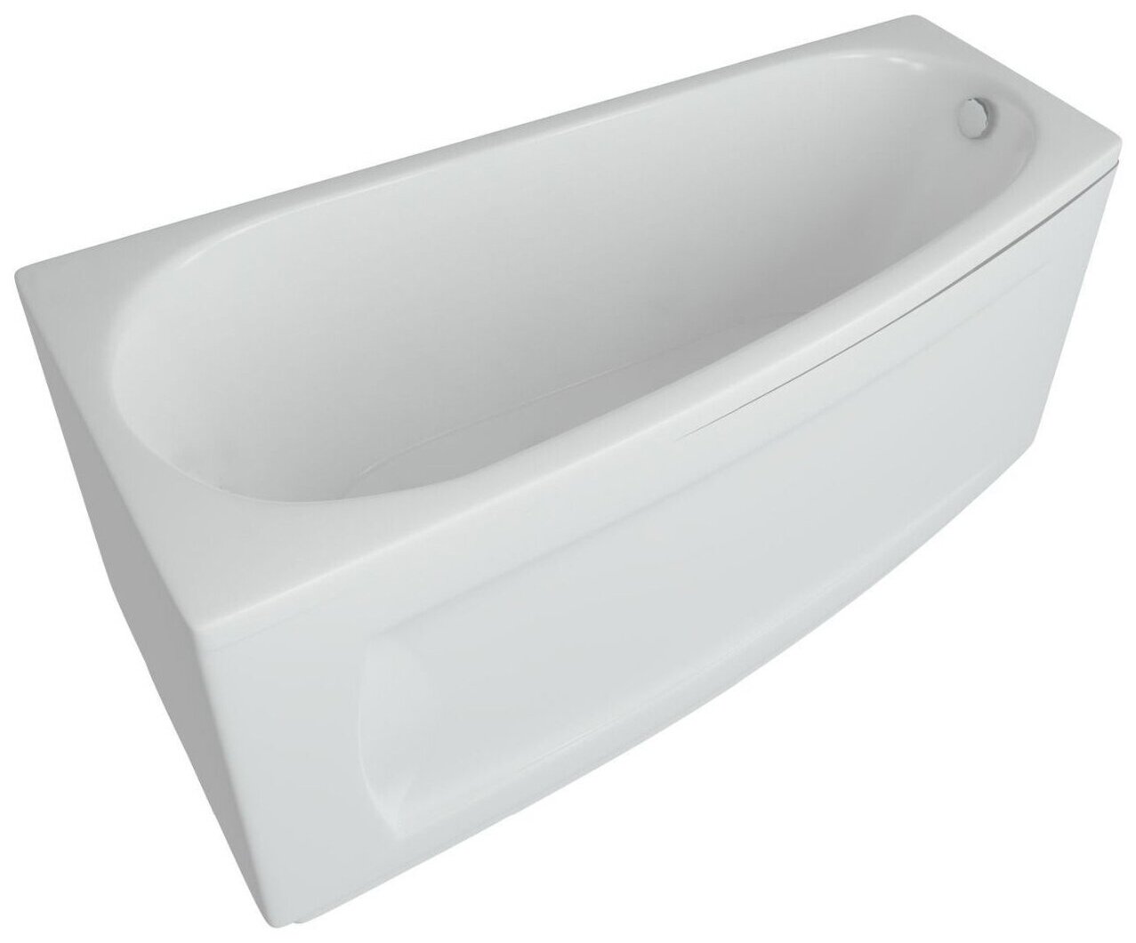 Aquatek PAN160-0000040 Пандора Ванна акриловая 160х75 см, левая, без гидромассажа, белая