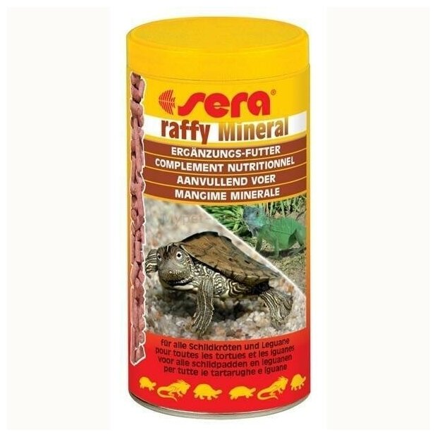 Корм Sera "Raffy mineral" для черепах, 250 мл