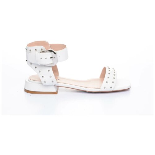 фото Basconi 28620b-yp босоножки женский белый, натуральная кожа