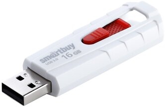 USB 3.0 Флеш-накопитель Smartbuy Iron 16 Гб белый-красный