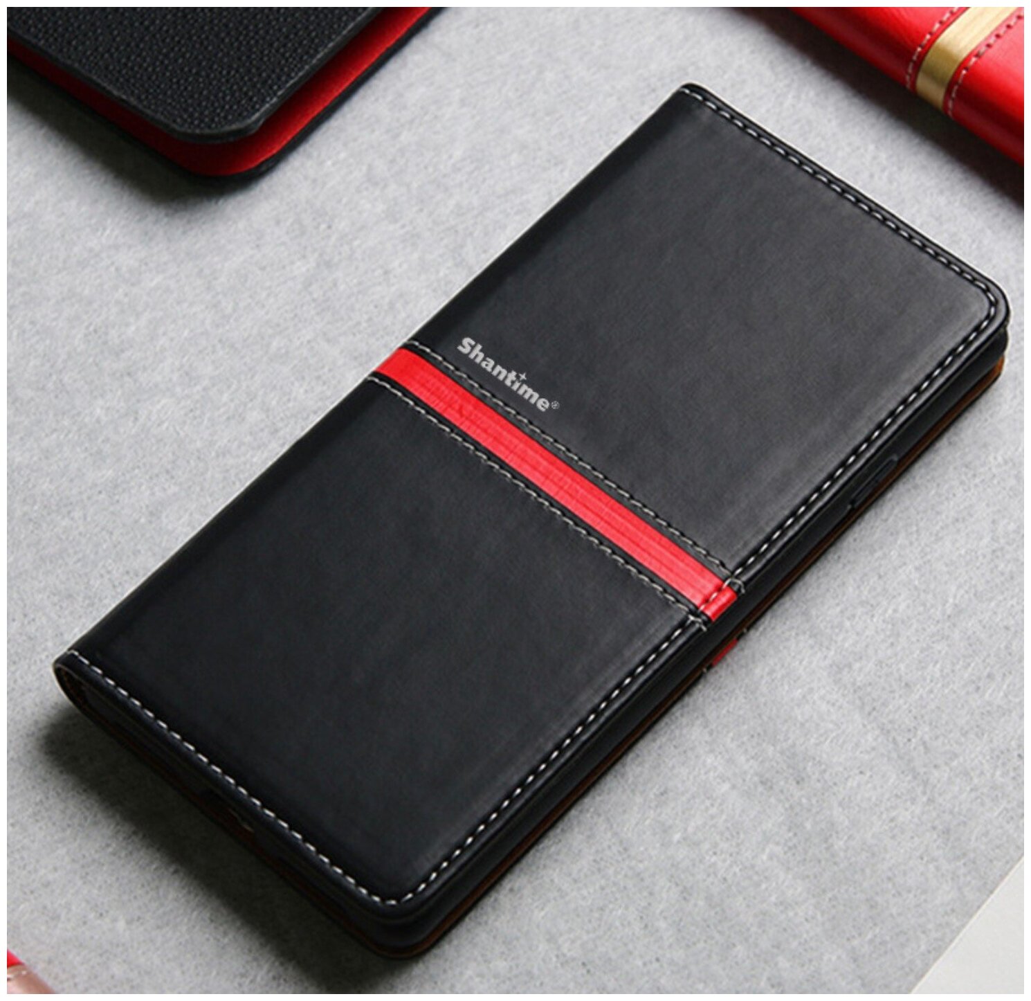 фото Чехол-книжка MyPads для ASUS ZenFone 5 Lite ZC600KL 3/ 4 водоотталкивающий с мульти-подставкой на жесткой металлической основе черный