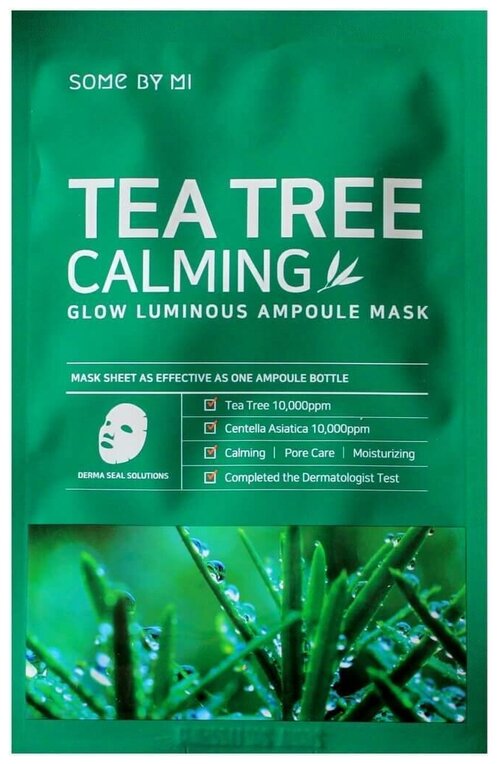 Some By Mi Маска тканевая ампульная Tea Tree Calming Glow Luminous Ampoule Mask 25 гр