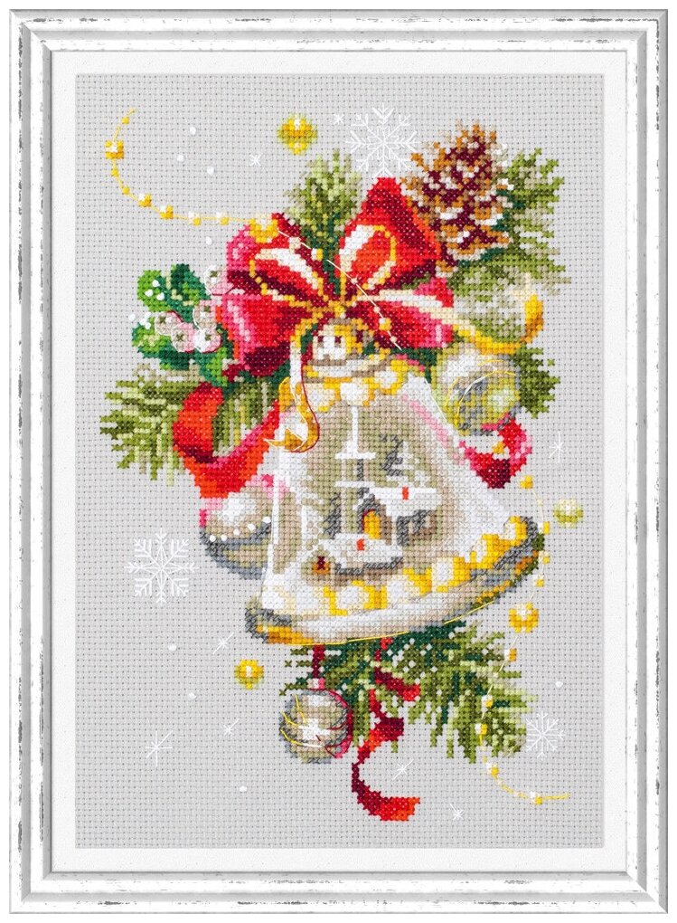Набор для вышивания Чудесная игла "Рождественский колокольчик" 16х23 см