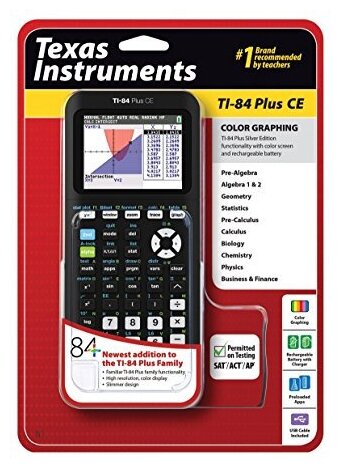 Калькулятор графический Texas Instruments TI-84 Plus CE-T