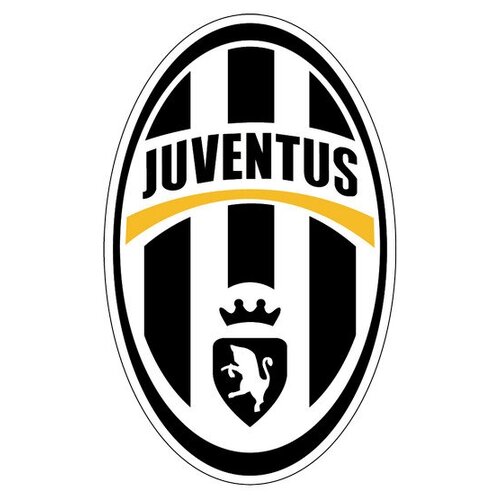 Наклейка Juventus FC, 9х15 см