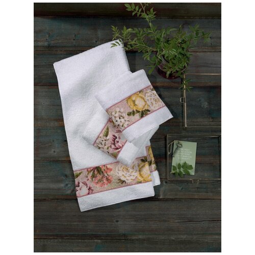 FEILER Полотенце SECRET GARDEN BORD розовый 50х100 3900₽
