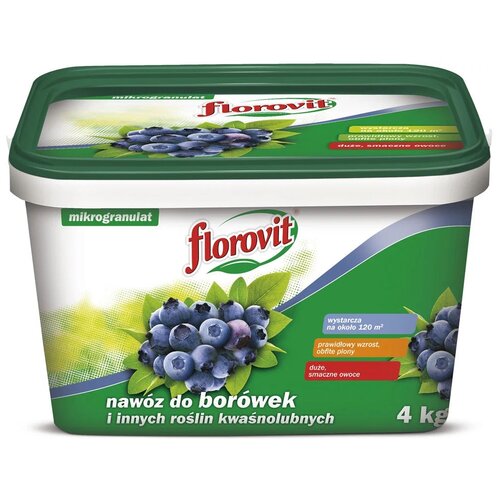 Удобрение Florovit для голубики и других кислотолюбивых растений, 4 кг, количество упаковок: 1 шт.