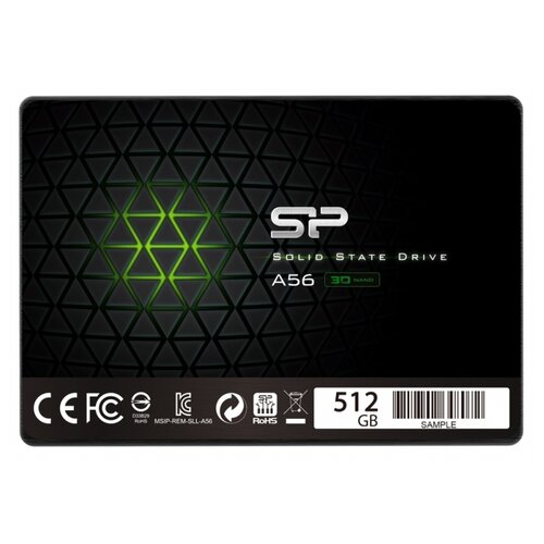 Твердотельный накопитель Silicon Power Ace A56 512 ГБ SATA SP512GBSS3A56A25RM