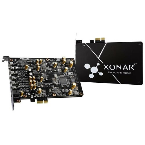 Звуковая карта Asus PCI-E Xonar AE ESS 9023P 7.1 Ret звуковая карта asus usb xonar u5 с media cm6631a 5 1 ret