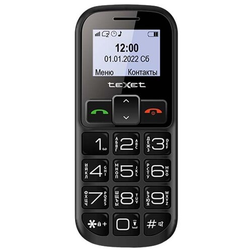 TEXET Телефон teXet TM-B322 черныйкрасный 86100₽