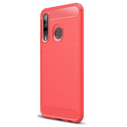 фото Brodef carbon силиконовый чехол для huawei honor 20 lite 2019/honor 10i/honor 20e красный