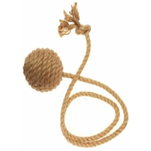 Когтеточка для кошек игрушка джутовая 