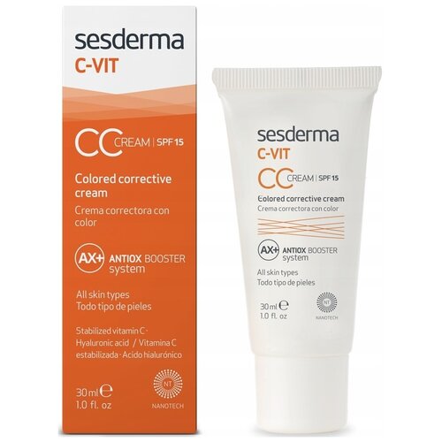 SesDerma CC крем C-Vit, SPF 15, 30 мл