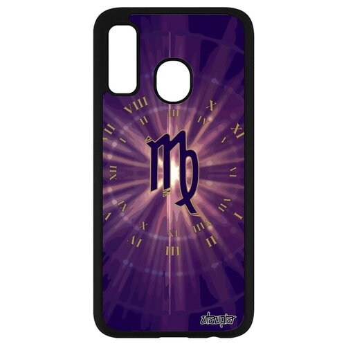 фото Красивый чехол на телефон // galaxy a40 // "гороскоп дева" zodiac каллиграфия, utaupia, фиолетовый