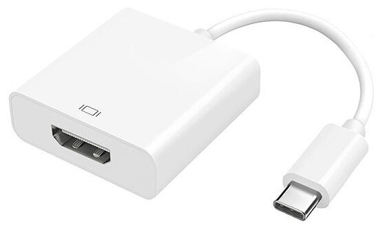 Адаптер-переходник USB Type-C - HDMI (4k) - белый