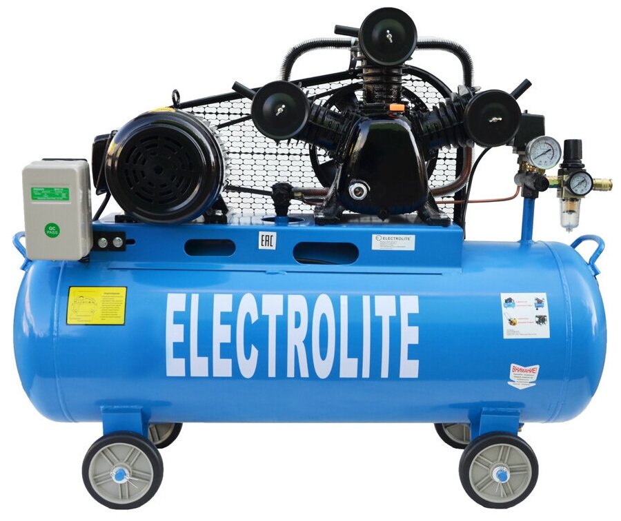Компрессор масляный Electrolite 660-100-3 660 л/мин, 3 Квт, 380 в, 10 атм