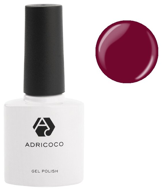 ADRICOCO гель-лак для ногтей Gel Polish, 8 мл, 40 г, 020 рубиновый