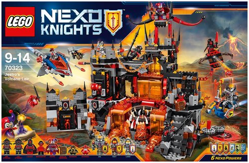 LEGO Nexo Knights 70323 Вулканическая база Джестро, 1186 дет.