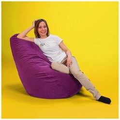 Кресло-мешок груша Kreslo-Puff Super Camaro фиолетовый