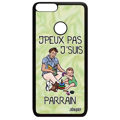 фото Новый чехол для мобильного // huawei p smart 2018 // "не могу - стал крестным!" комикс юмор, utaupia, светло-зеленый