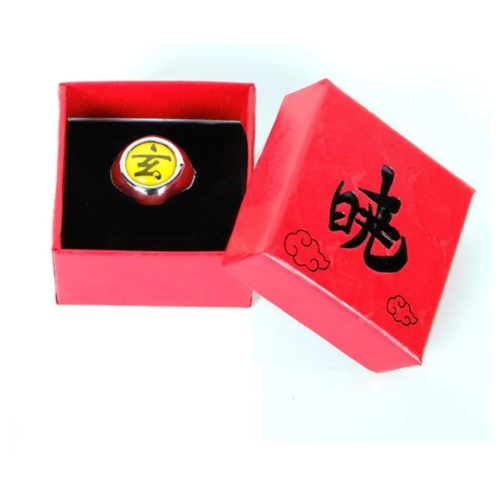 Кольцо Наруто Акацуки / Зетцу / аксессуары косплей / кольцо из металла в подарочной упаковке