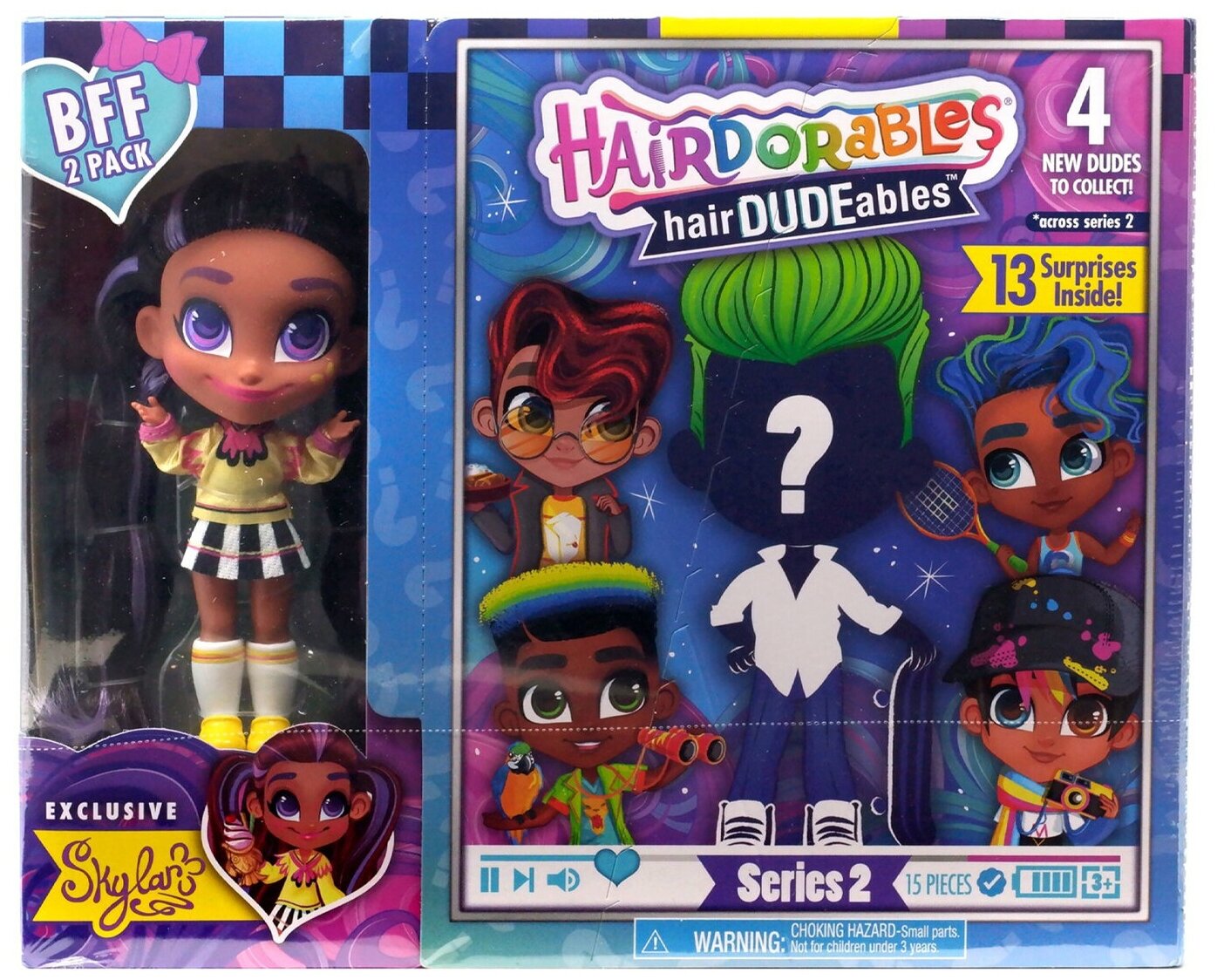 Кукла-загадка Hairdorables 2 серия hairDUDEables девочка и мальчик