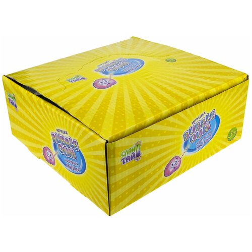 Слайм Тайм мяшка Bubble Gum 6 цветов перламутровая, 190 гр, 11х3см, 12 шт в д/б