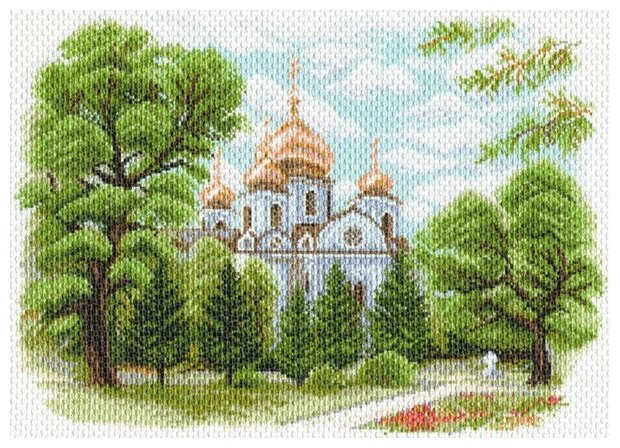 Рисунок на канве матренин посад арт.37х49 - 1638 Собор Александра Невского в Краснодаре