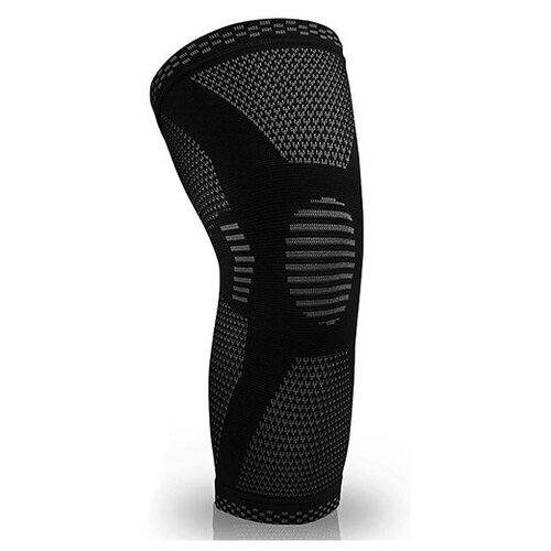 Бандаж на коленный сустав черный (M) / наколенник ортез бандаж на колено / повязка но ногу/ фиксатор колена