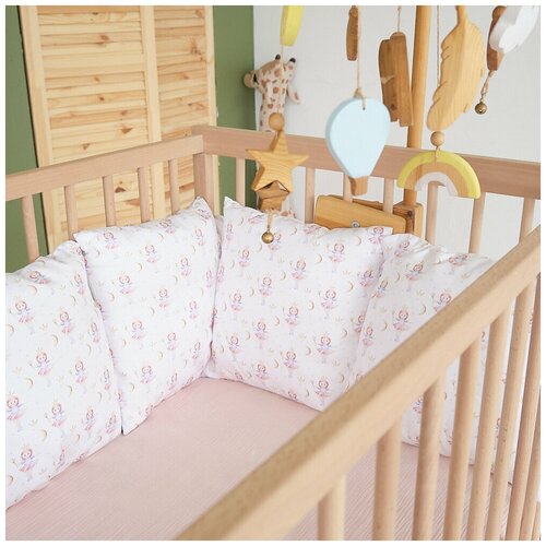 фото Бортики подушки в детскую кровать 8 шт принцесса little toy ltpod_p001_24032