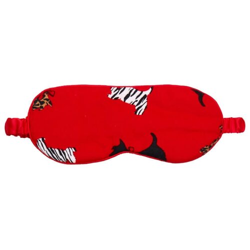 Красная маска для сна Deseo, цвет красно-черно-белый, размер one size