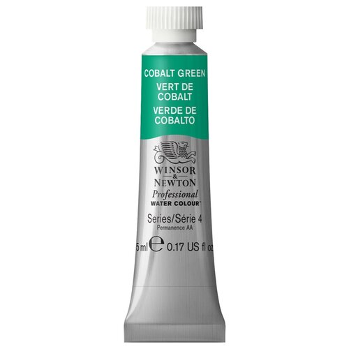 акварель winsor Winsor & Newton Акварель художественная Professional, 3 шт., кобальт зеленый