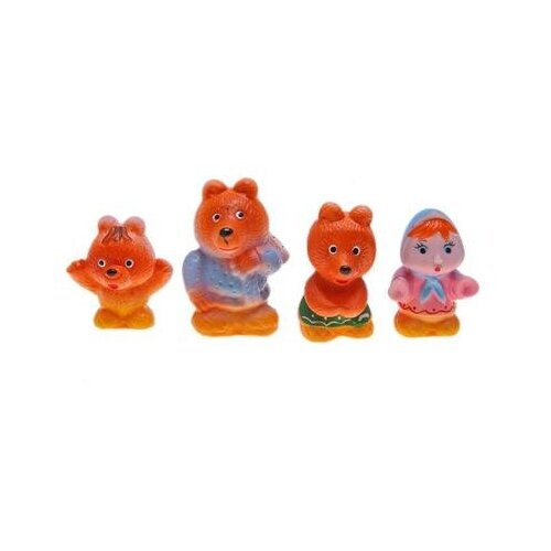 ЗАО ПКФ Игрушки Набор резиновых игрушек Три Медведя СИ-110 . набор резиновых игрушек три медведя си 110
