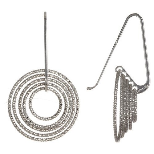 Серебряные серьги 'Лесси', Италия